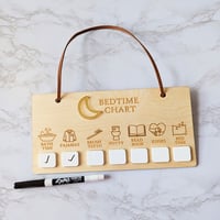 Image 2 of Bedtime Routine Sign | Dry Erase