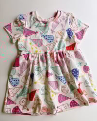 Image 7 of Party Print | babydoll peplum | multiple prints