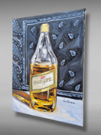 Image 2 of Miller High Life Beer Painting 