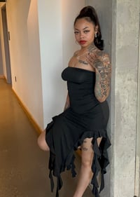 Image 1 of Main Character Ruffle Tube Dress