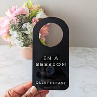 Image 1 of In A Session Door Hanger