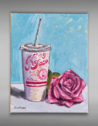Image 1 of King Taco agua fresca painting
