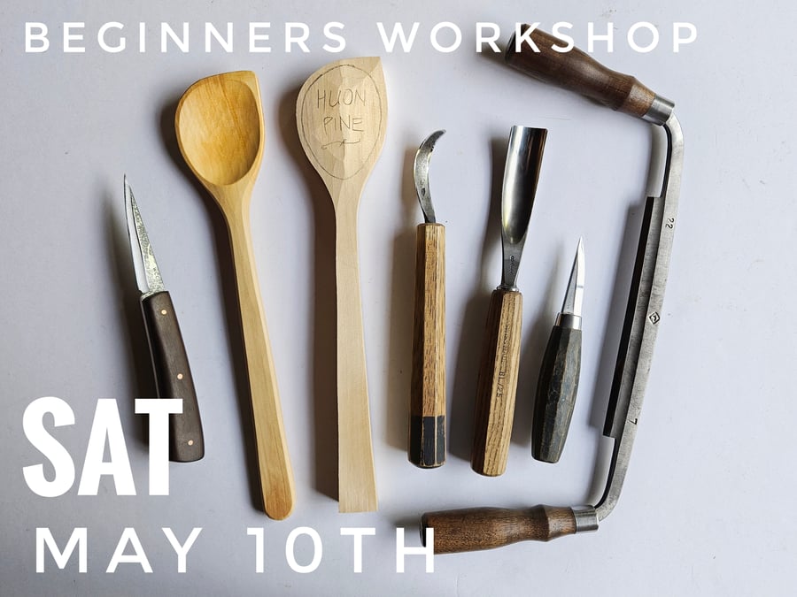 Image of 10th MAY CYGNET BEGINNERS SPOON CARVING WORKSHOP 