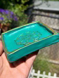 Image 2 of Golden Mandala Tray (Wall or Table Decor)