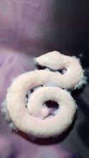 Cotton Candy Plush Snake