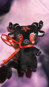Baphomet Plushie - long tail variant, plushy, goat