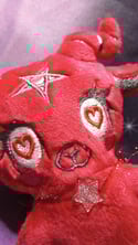 Red Baphomet Dolly Plush