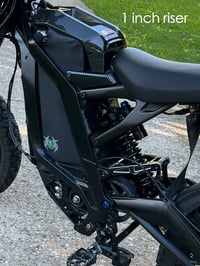 Image 5 of Surron Battery Lid Extension Hardware - Riser & Hinges