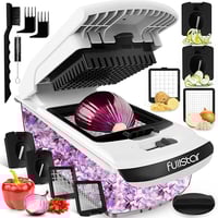 Fullstar Vegetable Chopper and Spiralizer - Food Chopper with Container, Fruit Slicer, Kitchen Gadge