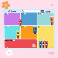 Image 1 of En mi Viejo San Juan Magnetic Board Weekly Planner