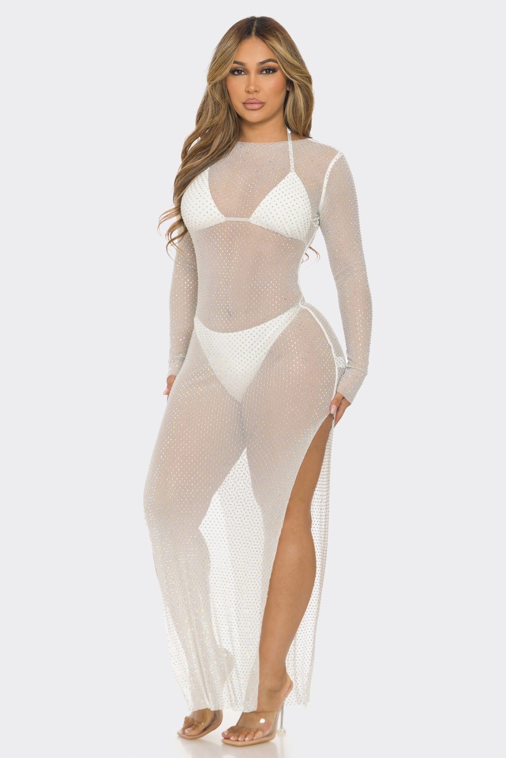 Image of SHINE BRIGHT/ 3 IN 1 SWIMSET & COVERUP