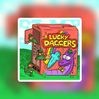 Image 2 of Lucky Daggers - Sticker