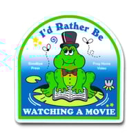 Watching A Movie Sticker