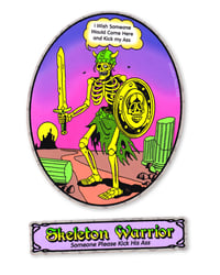 Image 2 of Skeleton Warrior Sticker Sheet