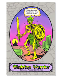 Image 1 of Skeleton Warrior Sticker Sheet