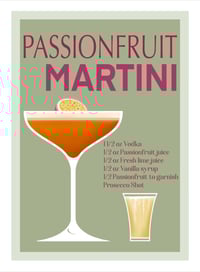 Image 1 of Passionfruit Martini