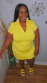 Image 2 of Spring Fling Tennis Dress(Yellow)