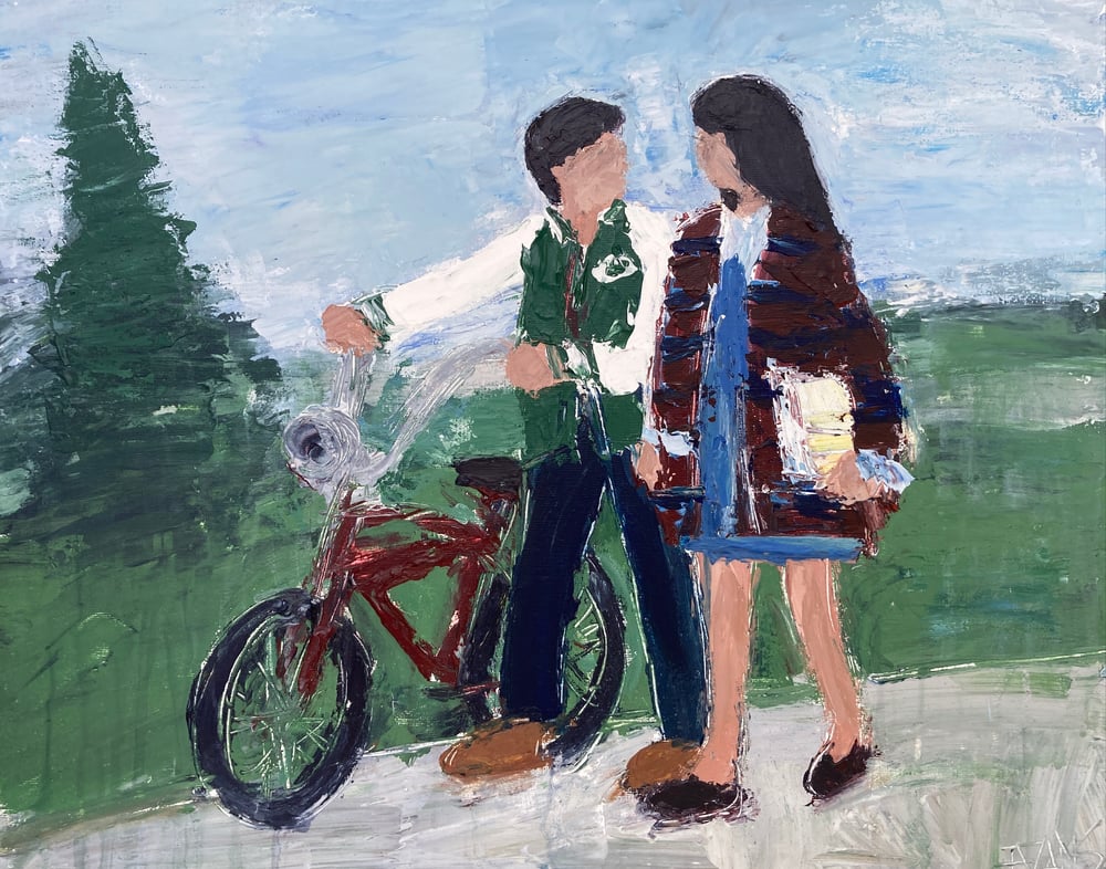 Image of Kevin and Winnie (original painting)