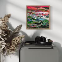 Image 4 of 'Hug from a Pink sunset'  - 33x33cm, FRAMED