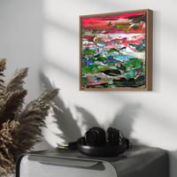 Image 5 of 'Hug from a Pink sunset'  - 33x33cm, FRAMED