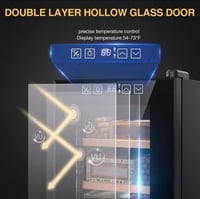 Image 2 of 300-Count Electric Humidor - Sleek Black Edition