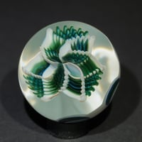 Image 2 of Green TriCello Wavey Dotsatck Marble