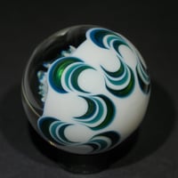 Image 5 of Green TriCello Wavey Dotsatck Marble