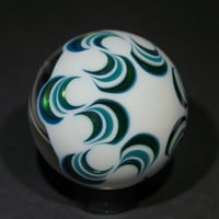 Image 6 of Green TriCello Wavey Dotsatck Marble