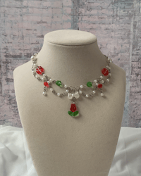 Image 1 of Red Tulip Necklace