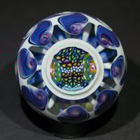 Image 6 of Floating Purple Reticello over Murrini Marble