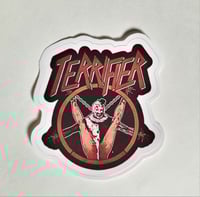 Image 1 of Terrifier Vivisection Pentagram Matte Vinyl Sticker