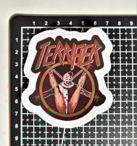 Image 2 of Terrifier Vivisection Pentagram Matte Vinyl Sticker