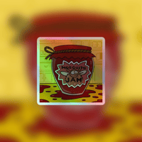 Image 3 of Mosquito Jam - Holographic sticker