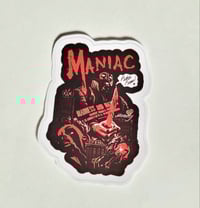 Image 1 of Maniac Slasher Movie Matte Vinyl Sticker