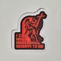 Image 1 of System Of A Down When Angels Deserve to Die Matte Vinyl Sticker