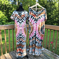 Image 3 of Dragonflies Double Fanfold Pattern (Collect.) Maxi Dress
