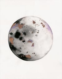 Lavender Moon Print (lavender/gold leaf)