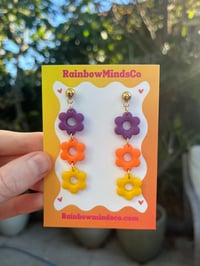 Sunset garden earrings 