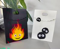 Image 1 of Studio Ghibli Inspired Party Bags Party Supply. Calcifer Soot Sprites Gift Bags Paper Bags