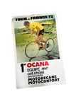 Promotional poster for Luis Ocana's victory in the 1973 Tour de France. Size: 44 x 72 cm
