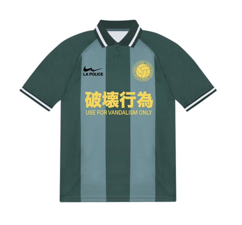 Image of OPEN STORE TRIKOT / GOLD GREEN BLACK 
