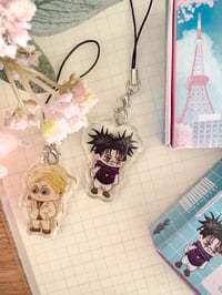 Image 1 of ⊹ Nanami and Choso Phone Charms ⊹ 