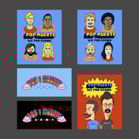 PACK 5 pegatinas