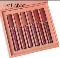 Image 2 of Handaiyan set of 6 Nonstick cup liquid lipstick.