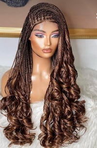 Image 2 of French curls braided wigs 