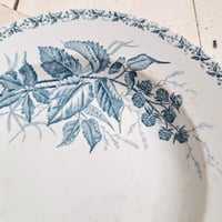 Image 4 of Gorgeous Weathered French Deep Blue Plate