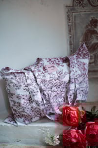 Image 4 of Tote bag [Toile de jouy brique]