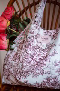 Image 7 of Tote bag [Toile de jouy brique]
