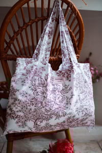 Image 8 of Tote bag [Toile de jouy brique]