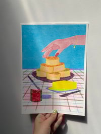 Biscuits and Jam Risograph Print